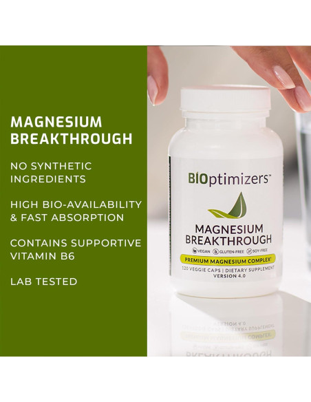 Suplemento de Magnesio Breakthrough 4.0 - 90 Cápsulas Naturales Suplemento de Magnesio Breakthrough 4.0 - 90 Cápsulas Naturales