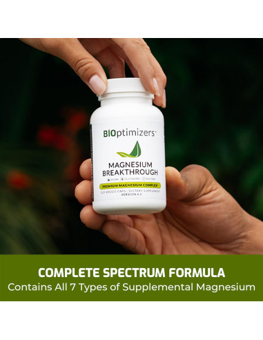 Suplemento de Magnesio Breakthrough 4.0 - 90 Cápsulas Naturales