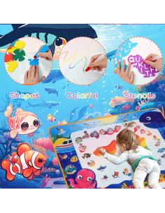 Alfombrilla de Dibujo de Agua Wings Giant 101x74 cm 2