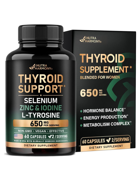 Suplemento Tiroides Nutra Harmony 21 en 1 - 60 Cápsulas