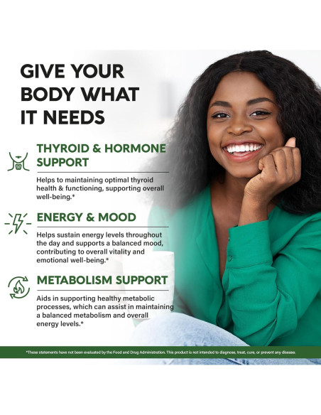 Suplemento Tiroides Nutra Harmony 21 en 1 - 60 Cápsulas