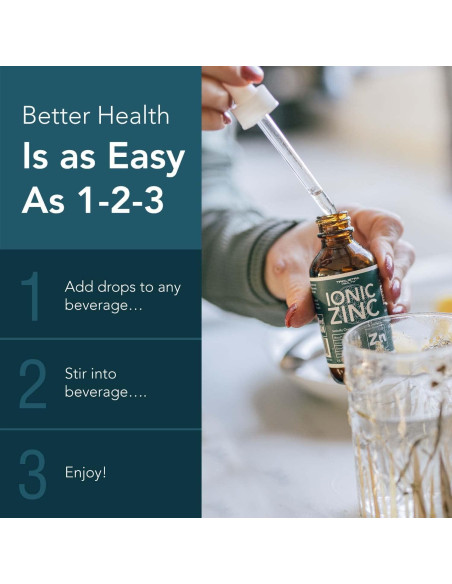 Zinc Líquido Iónico Triquetra Health 59.15 ml - Alta Absorción