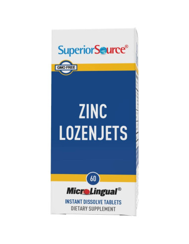 Lozenjets de Zinc Superior Source - Suplemento Inmunológico 60 Tabletas