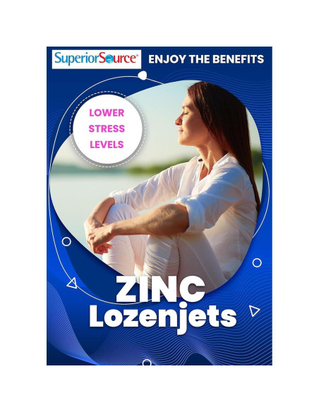 Lozenjets de Zinc Superior Source - Suplemento Inmunológico 60 Tabletas