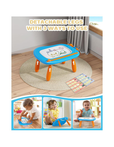 Pizarra Dibujo Magnética Bravokids Azul 33x27cm para Niños