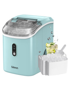 Máquina de Hielo Nugget Silonn SLIM17G1 Portátil Verde