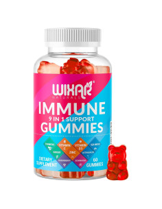 Gomitas Inmunológicas Wixar Naturals 9 en 1 - 60 Unidades