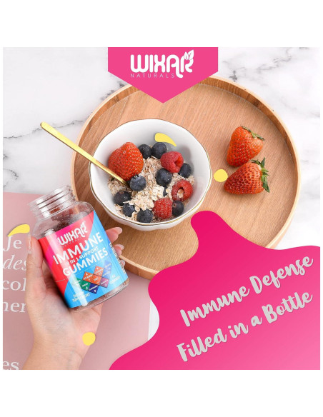 Gomitas Inmunológicas Wixar Naturals 9 en 1 - 60 Unidades