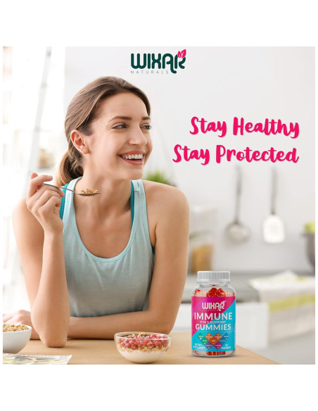 Gomitas Inmunológicas Wixar Naturals 9 en 1 - 60 Unidades