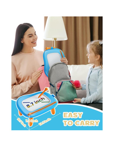 Pizarra Dibujo Magnética Bravokids Azul 33x27cm para Niños