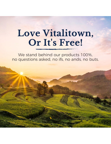 Vitalitown Zinc 50 mg - Suplemento Vegano de Zinc 120 Cápsulas