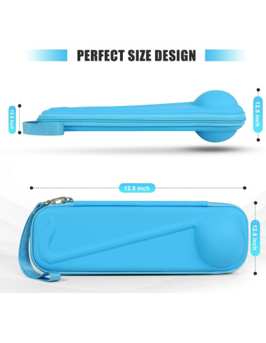 Funda Dura SnawikiBag para Otamatone Azul 29.5x9.4cm