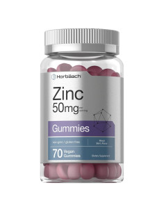 Gominolas de Zinc Horbach 50mg 70 Unidades Sabor Frutas Mixtas