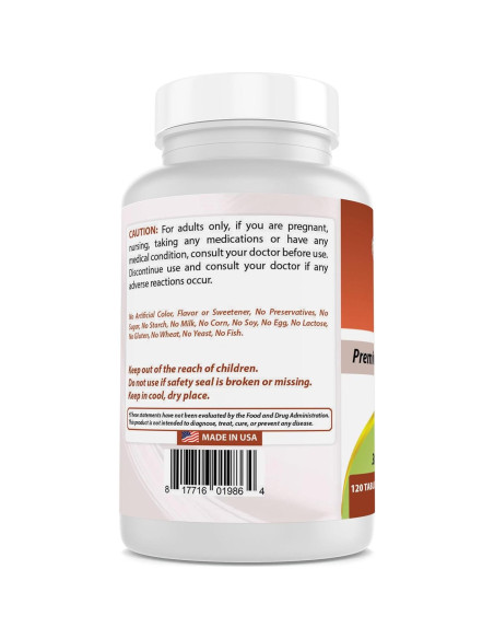 Sulfato de Zinc 220 mg Mejores Naturales 120 Tabletas Sin Gluten Sulfato de Zinc 220 mg Mejores Naturales 120 Tabletas Sin Gluten