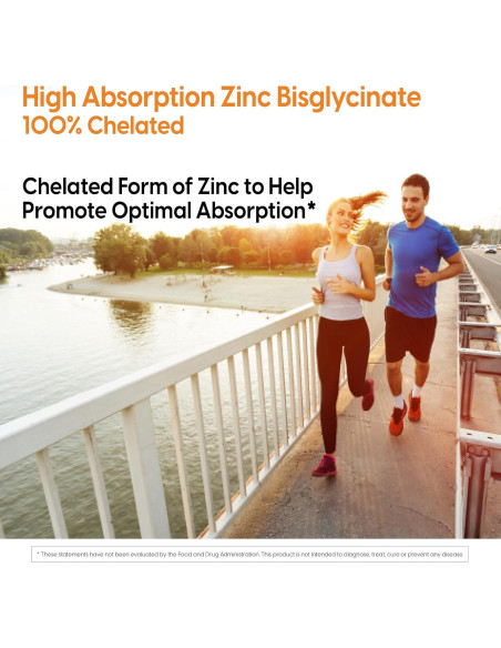 Zinc Bisglicinato 50mg Doctor's Best 90 Cápsulas Alta Absorción