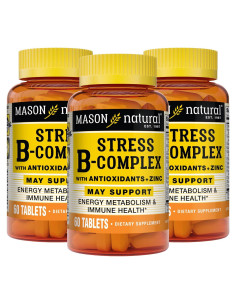 Suplemento Complejo B Mason Natural 180 Tabletas Antioxidantes