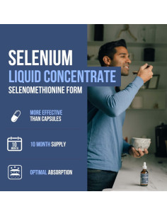 Selenio Líquido Sublingual 200 mcg Triquetra Health 59.15 ml 2