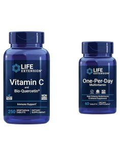 Suplemento Multivitamínico Life Extension con Vitamina C y Quercetina - 250 Tabletas