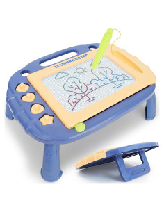 Tablero de Dibujo Magnético LZZAPJ Azul 35.56x13.72cm