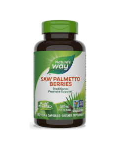 Berries de Saw Palmetto Nature's Way 180 Cápsulas Veganas