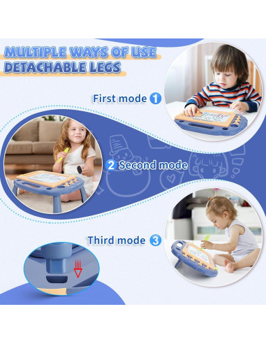 Tablero de Dibujo Magnético LZZAPJ Azul 35.56x13.72cm