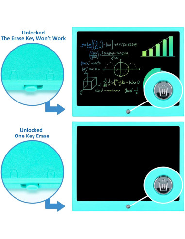 Tableta de Escritura LCD LEYAOYAO 15 Pulgadas Azul