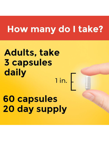 Nature Made Suplemento de Colina 800 mg Extra Fuerte 60 Cápsulas