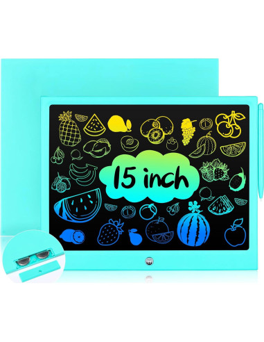 Tableta de Escritura LCD LEYAOYAO 15 Pulgadas Azul