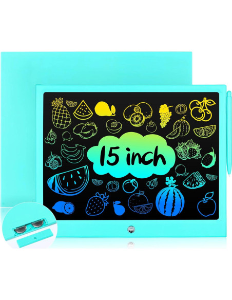 Tableta de Escritura LCD LEYAOYAO 15 Pulgadas Azul