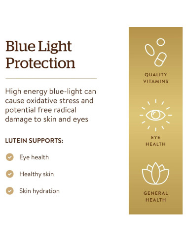 Solgar Luteína 20 mg - 60 Softgels Salud Ocular Sin Gluten