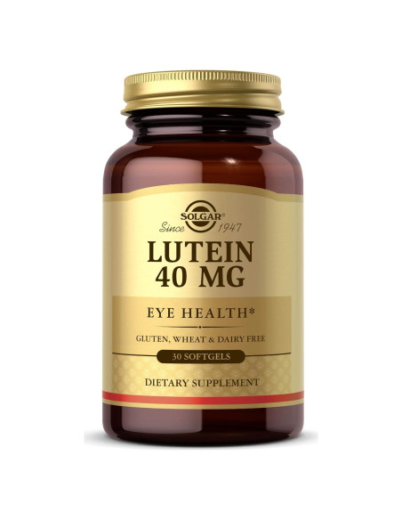 Solgar Luteína 40 mg 30 Cápsulas - Salud Ocular y Filtrado Luz Azul