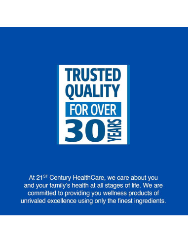 Citrato de Calcio + D3 21st Century 200 Tabletas Pequeñas