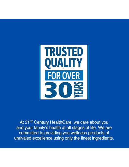 Citrato de Calcio + D3 21st Century 200 Tabletas Pequeñas