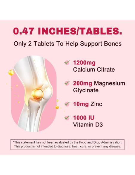 Citrato de Calcio 1200 mg LUCNVEM con Vitamina D3 120 Tabletas Citrato de Calcio 1200 mg LUCNVEM con Vitamina D3 120 Tabletas