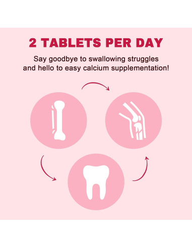 Citrato de Calcio 1200 mg LUCNVEM con Vitamina D3 120 Tabletas