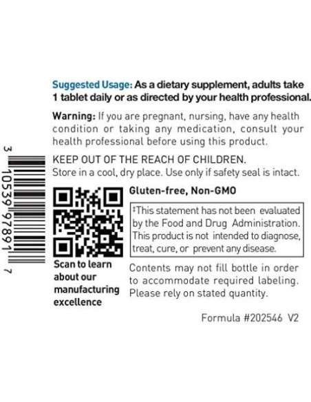 Citrato de Calcio Douglas Laboratories 250 mg 250 Tabletas