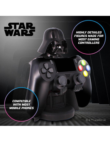 Soporte Darth Vader Cable Guys 21.5 cm para móvil y control