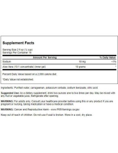 Gel de Aloe Vera Swanson Premium 946 ml - Salud Digestiva 2