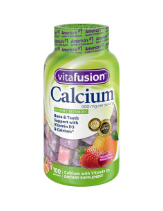 Vitafusion Gummy Calcio 500 mg con Vitamina D3 - 100 Unidades 2