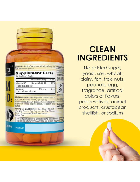 Citrato de Calcio Mason Natural + Vitamina D3 60 Tabletas