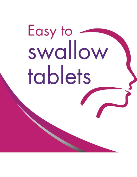 Suplemento de Hierro Slow Fe 45mg - 60 Tabletas Fáciles de Tragar