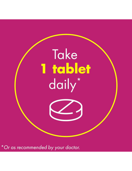 Suplemento de Hierro Slow Fe 45mg - 60 Tabletas Fáciles de Tragar