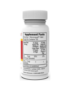 Suplemento de Hierro para Niños Superior Source 5 mg - 100 Tabletas Disolubles 2