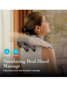 Masajeador de Cuello CuPiLo CPL-6681 Inalámbrico con Calor 2