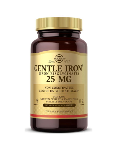 Solgar Hierro Suave 100 Cápsulas - Vitamina E 268 mg