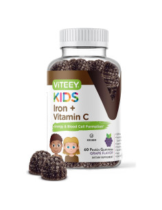 Gomitas de Hierro Viteey para Niños 60 Unidades - Veganas