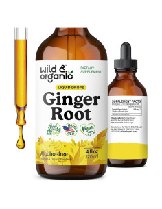 Extracto de Raíz de Jengibre Orgánico 118 ml - Soporte Inmunológico
