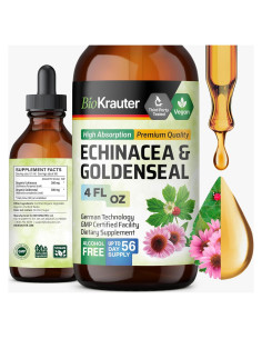 Extracto Líquido de Echinacea y Goldenseal BIO KRAUTER 120 ml