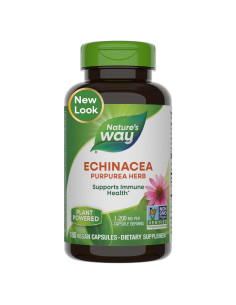 Echinacea Purpurea Nature's Way 1200 mg 180 Cápsulas Veganas