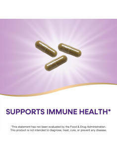 Echinacea Purpurea Nature's Way 1200 mg 180 Cápsulas Veganas 2